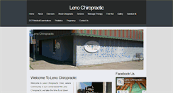 Desktop Screenshot of lenochiropractic.com